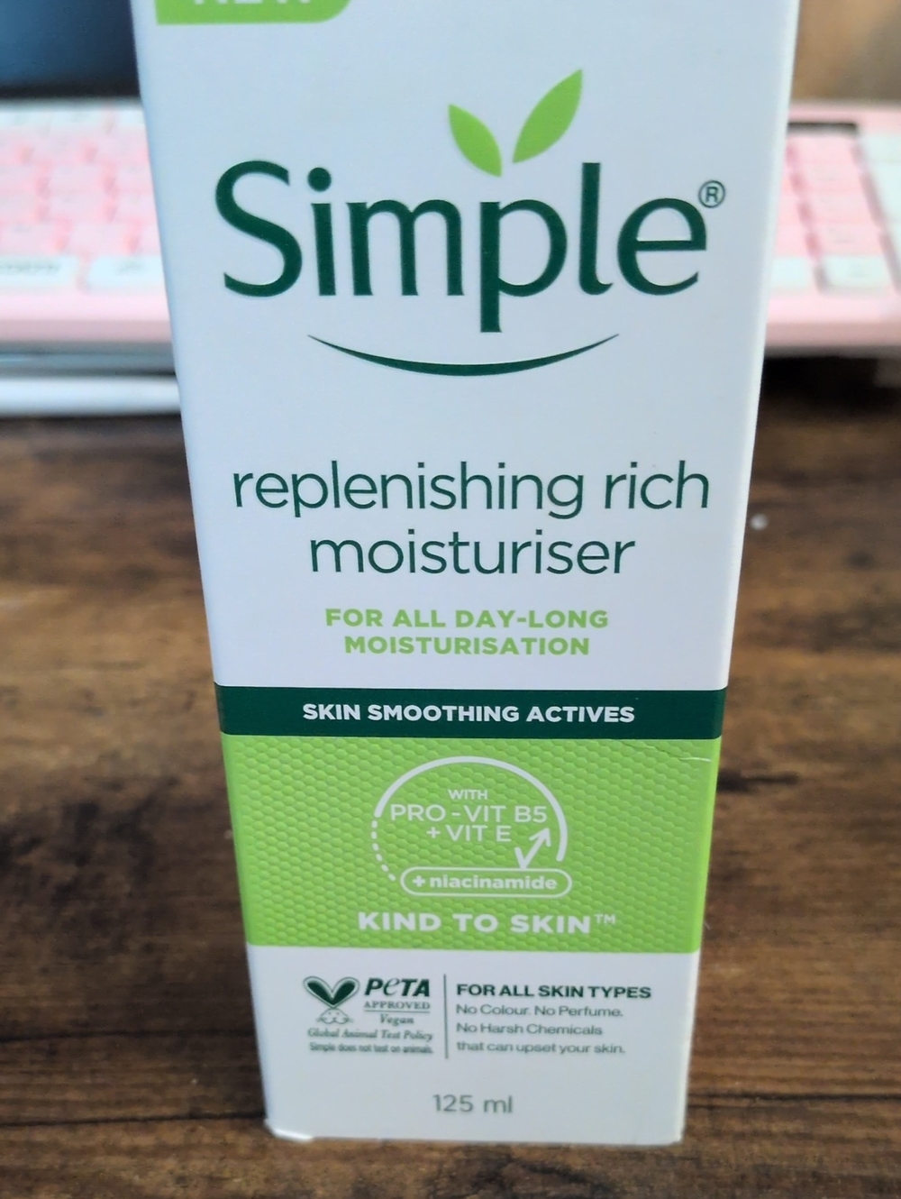 Simple Replenishing Rich Moisturiser - For All Day Vegan